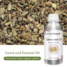 Suministro de etiqueta privada 1lhigh calidad de zanahoria aceite esencial para los labios de la cara cuidado del cabello de la piel aceite de semilla de zanahoria