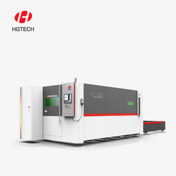 Stainless steel fiber laser cutting machine with cover /Fibra de acero inoxidable de la maquina de corte por laser