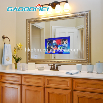 Gaobomei 65" smart TV mirror bathroom mirror waterproof hotel bath mirror tv