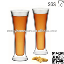 FACTORY 2016 New Designs Handmade double wall glass beer steins