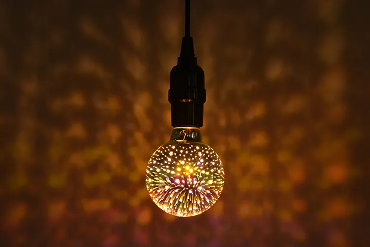 Stunning 3D Fireworks LED Edison Bulb for Festive Decor