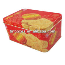 rectangular food tin