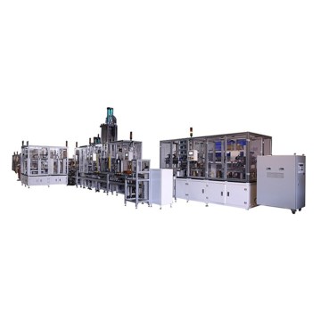 Montagelinie zur Herstellung von Generatorrotoren