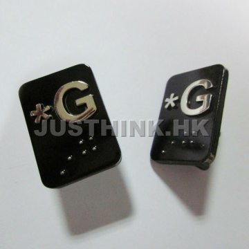 Customized ADA Braille Elevator Metal Cab Button Sign