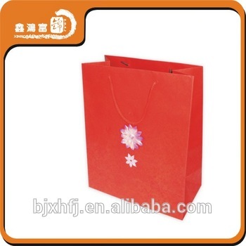trendy red shoes decorative gift paper bag