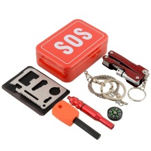 Yuetor Brand Emergency SOS Self-Help Box Tool Set for Camping, Hiking, Hunting, Biking, Climbing, Traveling and Emergency