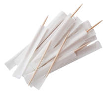 Wholesale Bamboo Toothpicks Individual Packed, Diameter 2.0mm