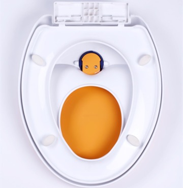 Orange color PP plastic Toilet cover seat