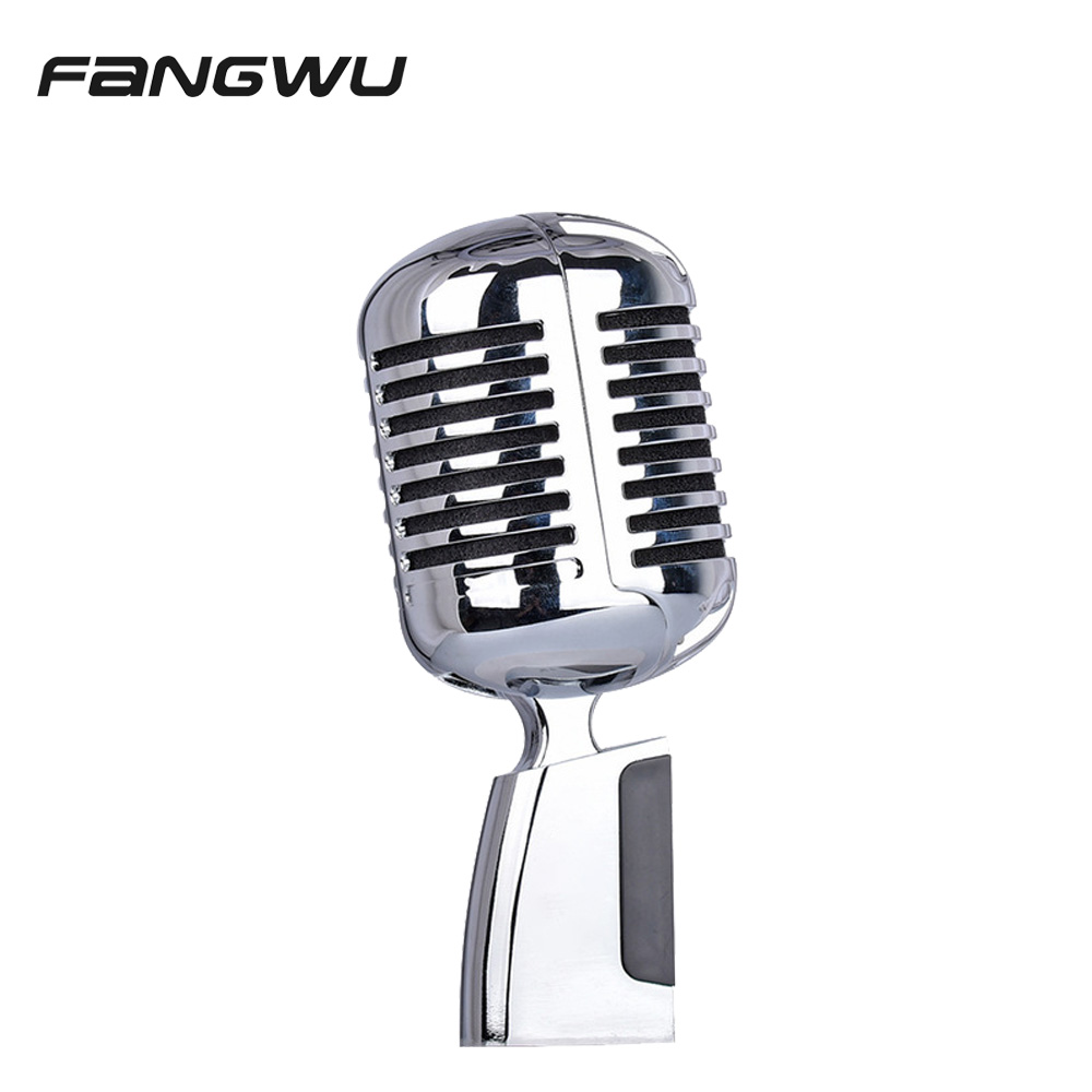 Durable In Use Vintage Microphone With Stand