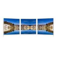 Landscape Painting Inverted Image in Water