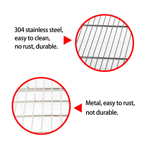 Stainless Steel Barbecue Grill Wire Mesh Grill Grates