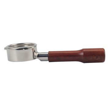 58mm Stainless Steel Portafilter With Wooden Handle