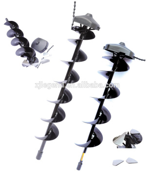 Agricultural tool ice power auger finishing used auger