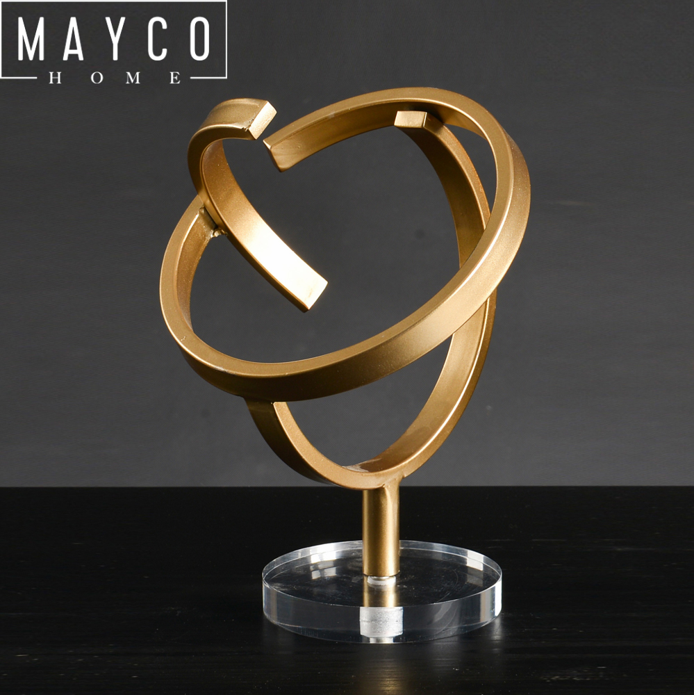 Mayco Modern Abstract Handmade Welded Metal Sculpture Interior Decoration