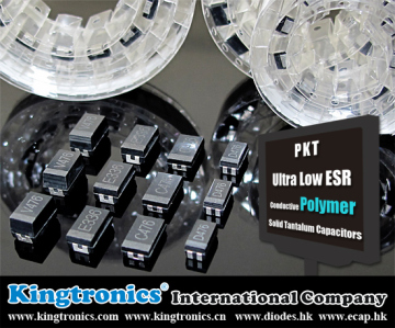 Ultra Low ESR Conductive Polymer Solid Tantalum Capacitors