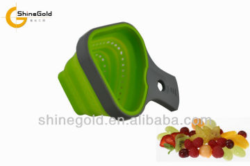 Silicone basket strainer