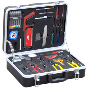 FTTH Fiber Optic Toolkit: Connector Assembly & Cable Installation Toolbox