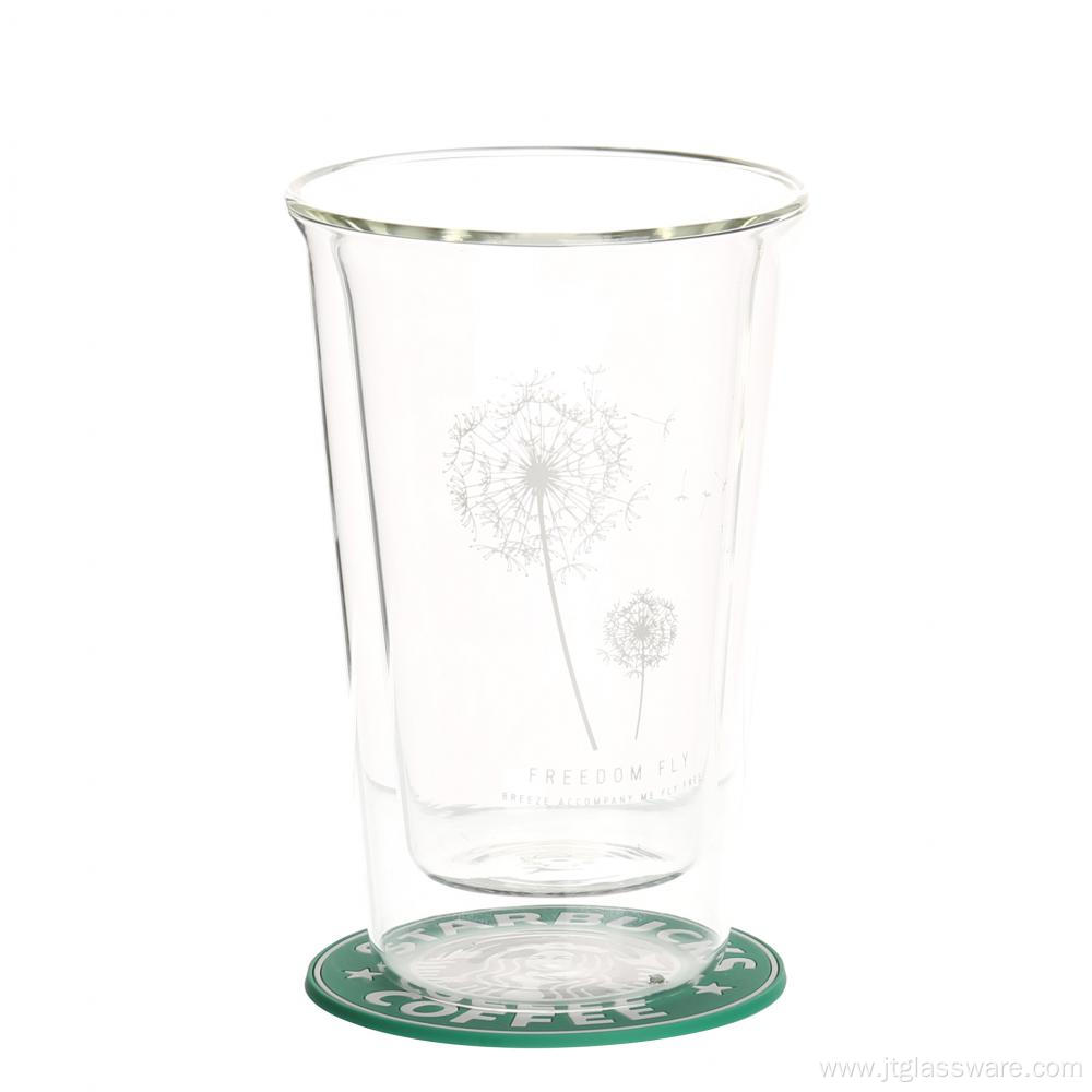 320ml Double Wall Glass Cup