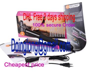 instyler digital rapid heat rotating hair iron , 5 work days DHL shipping