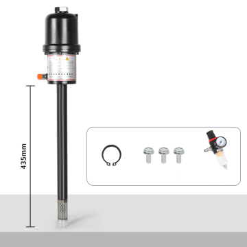 15A 12L High Pressure Grease Gun - Pneumatic Lubricator Pump