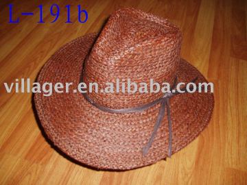 raffia straw hat, cowboy hat, fashion hat