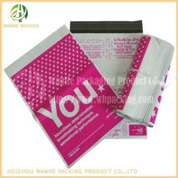 PE material custom packaging bags for clothing