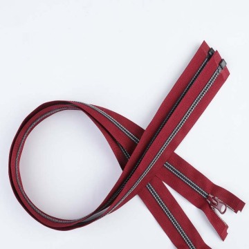 Wholesae 12 inch separating zipper for merchandise