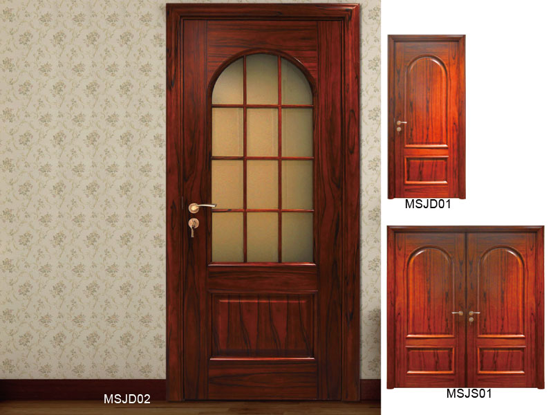 Prima Latest Main Gate Designs Front Interior WPC Wood Door With Door Hinge