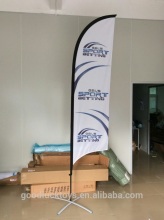 Promotional custom feather flags flying beach flags