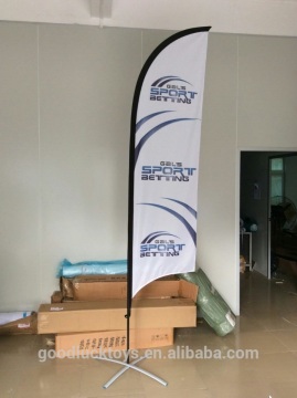 Promotional custom feather flags flying beach flags