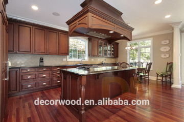 Cherry wooden ready to assemble kitchen furniture China