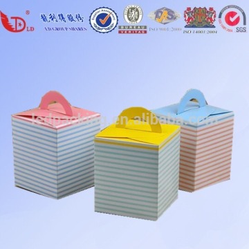 Cheap kraft colorful Cake box, wedding cake box,printed cake bage