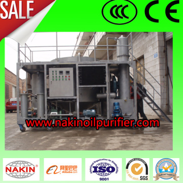 Black waste engine oil purifier