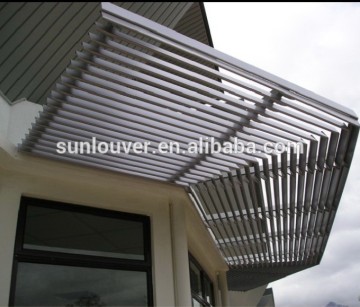 Architectural window aluminum metal shading overhang shading