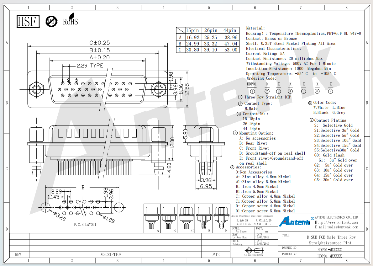 HDP01-M-44-B-A-B-S HDP01-M-44-B-A-B-S
