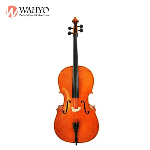 Violoncello in legno massello fatto a mano con vernice ad olio