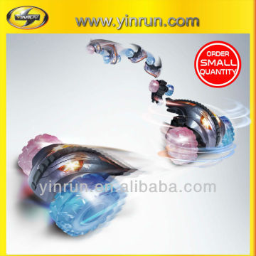 hot sale toys devil tumbler flash light wheels rc car ,hot wheels cars track