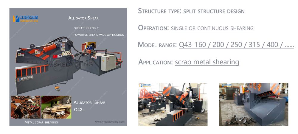 Alligator Shear Machine Ymsrecycling 1