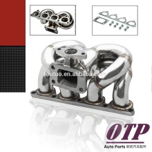 Exhaust manifold for Honda 88-91 CRX 92-00 Del Sol SS D15/D16 TOP MOUNT