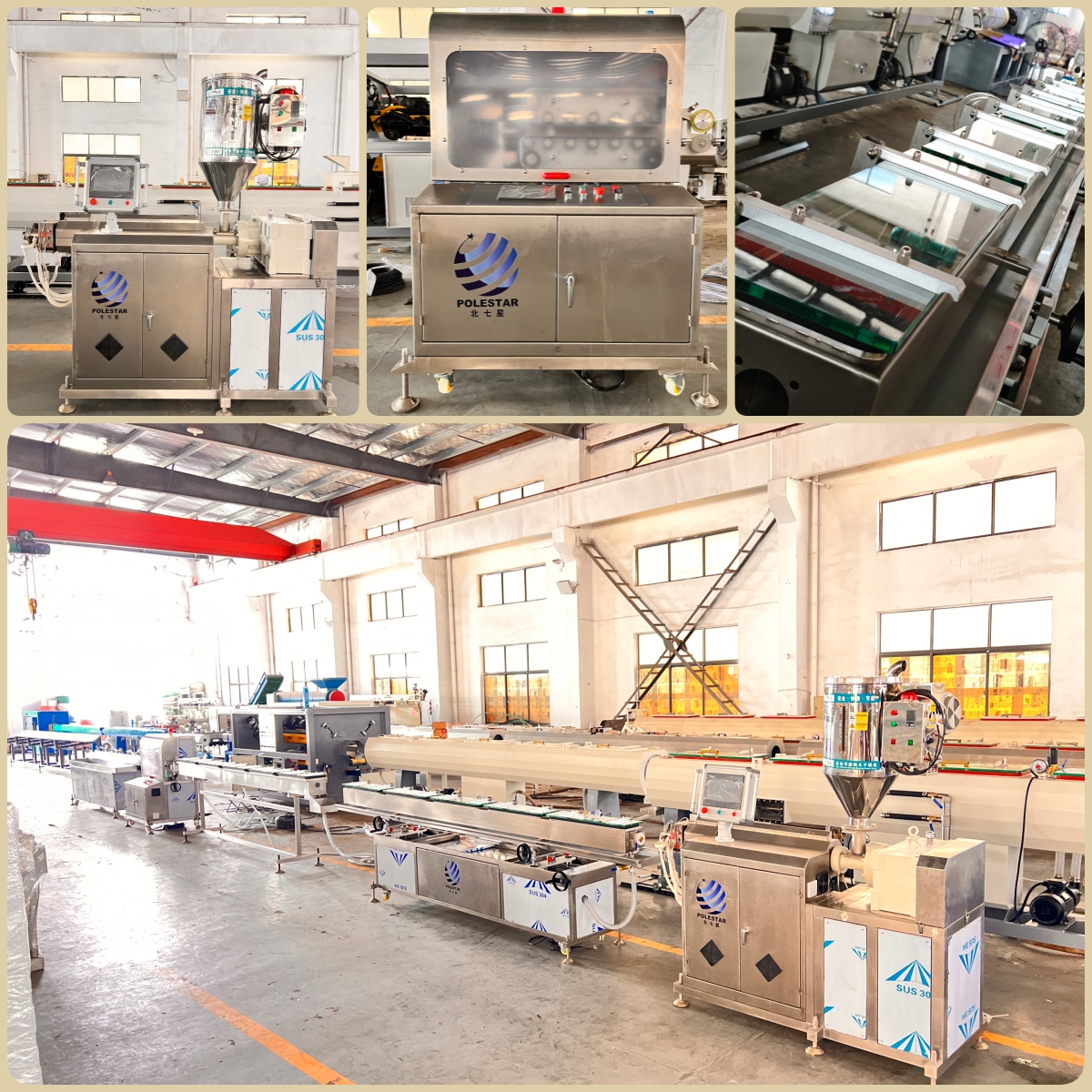 Polestar medical tube extrusion line complete Polestar medical tube extrusion line complete