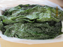 Salted bull kelp seasoned seaweed