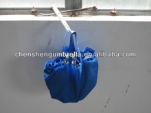3 foldable bag umbrella with printing