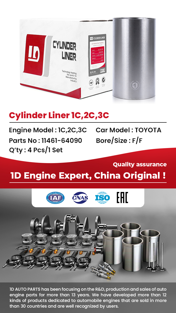 Auto Parts Diesel Cylinder Liner 11461-64090