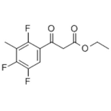 벤젠 프로판 산, 2,4,5- 트리 플루오로 -3- 메틸 -b- 옥소-, 에틸 에스테르 CAS 112822-88-5