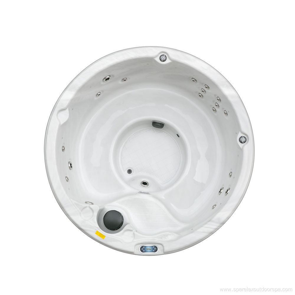 Acrylic Round 2M Massage Outdoor Whirlpool