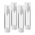 30ml PP Airless bottle round pump cosmetic packaging