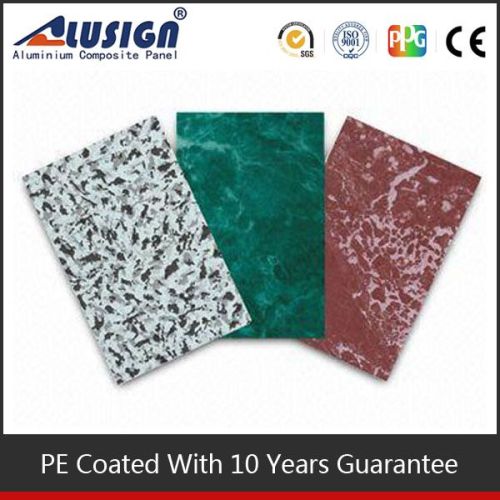 Alusign decoration material marble acp