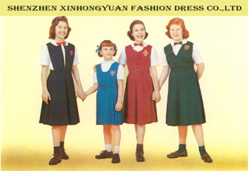 fashionable pinafore for primary school