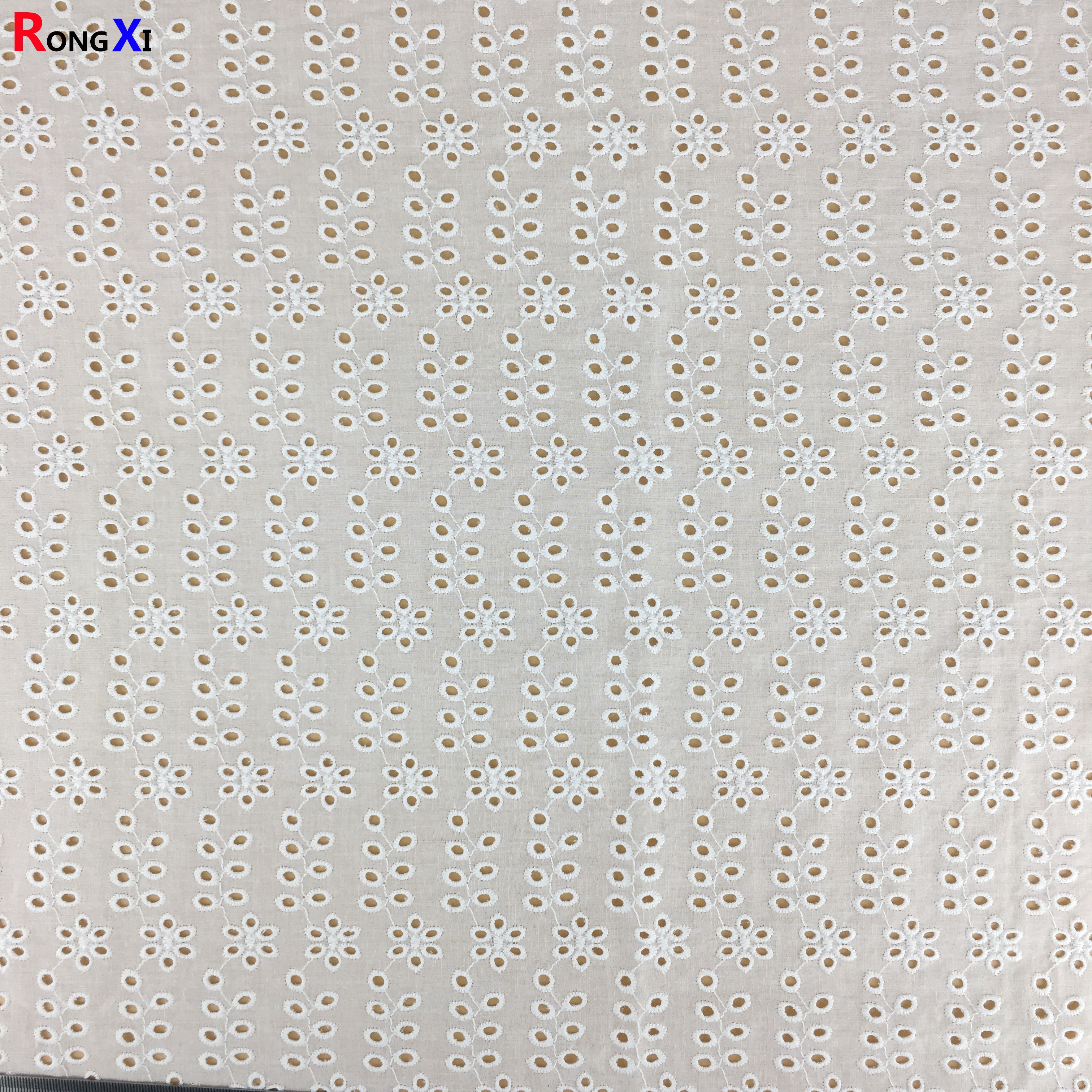 RXF0515 Многофункциональная швейцарская вуаль с вафельным переплетением, кружевная ткань, хлопок