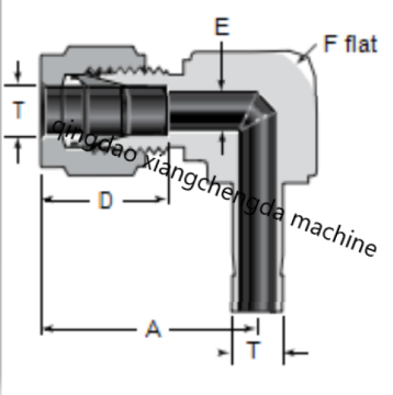 Metal Tube Ferrule Elbow Reduce Union
